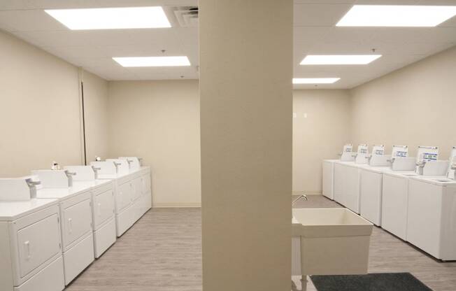 Hub | On-site Laundry Room | Washer & Dryer | Three Sixty Real Estate