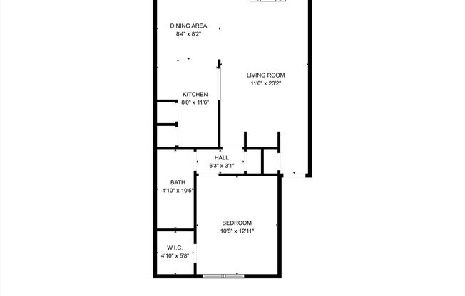 1 bed, 1 bath, $1,199