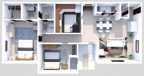 2 beds, 1.5 baths, 950 sqft, $925