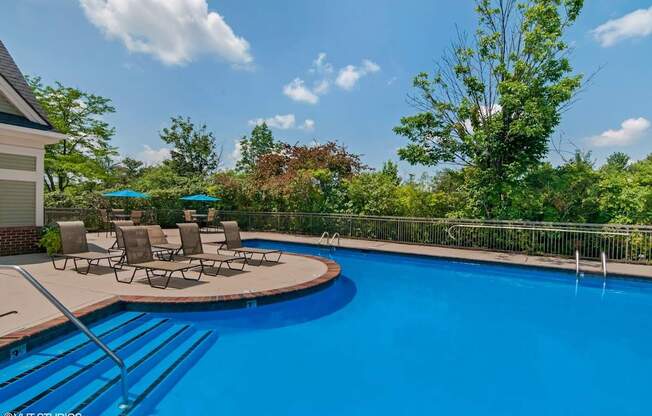 Patchen Oaks Apartments - Sparkling Pool with Sundeck