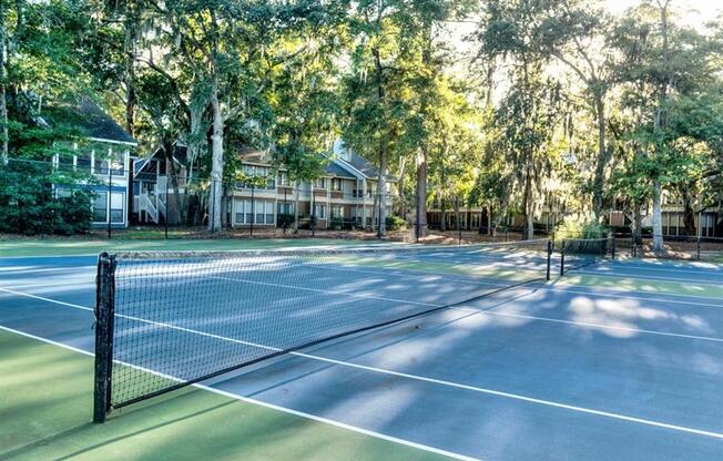 Tennis court at West Wind Landing, Savannah, GA, 31410