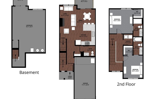 2 beds, 2.5 baths, 1,369 sqft, $2,495, Unit 5263 Knoll Place Dr SE