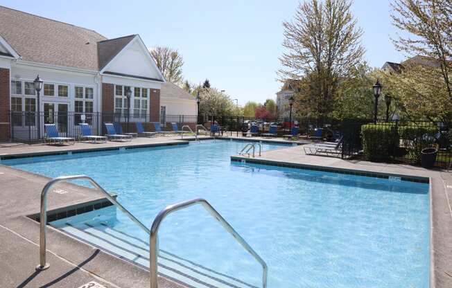 Large, Heated Pool at Bristol Station, Illinois