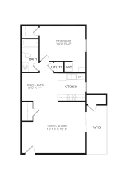 1 bed, 1 bath, 720 sqft, $1,275
