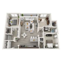 3 beds, 2 baths, 1,271 sqft, $2,391