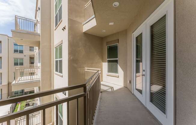 View from the balconies at Residences at 3000 Bardin Road, Grand Prairie, Texas