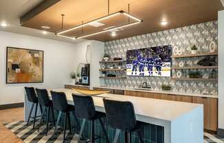 Living area at The Citizen at Waterset, featuring luxurious interiors in Apollo Beach, Florida.