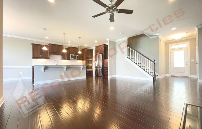 Beautiful 3 Bedroom Townhome with 3rd Floor Loft and 2-Car Garage in The Creeks @ Weston, Cary! Available Now!