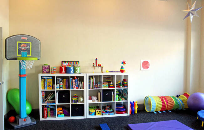 boost physical therapy playroom area at Thomas Jefferson Tower, Birmingham, 35203