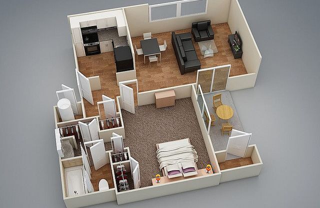 1 bed, 1 bath, 720 sqft, $1,134
