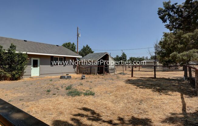 Beautiful Bend property with paddocks and land.