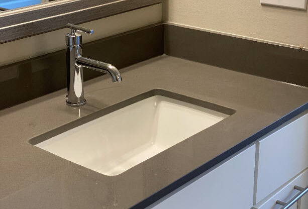 Master Bath with Quartz Counter tops