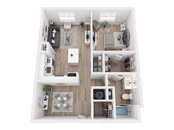 1 bed, 1 bath, 832 sqft, $1,505