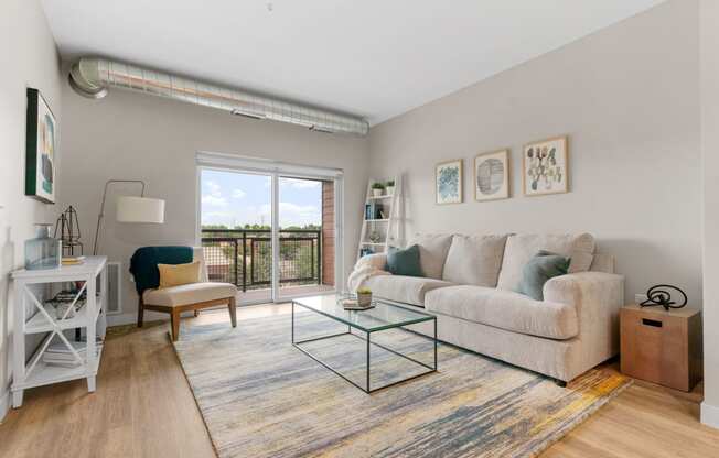 Living Room with Abundant Natural Lighting