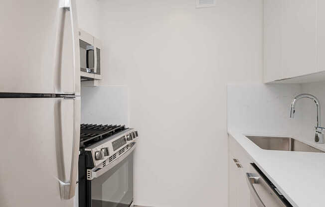 Kitchen with Stainless Steel Appliances