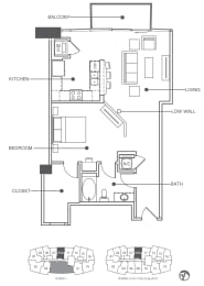 1 bed, 1 bath, 787 sqft, $2,120