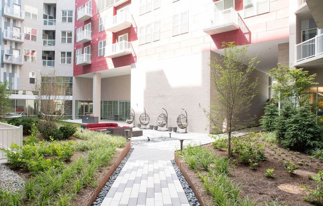 Walking Path at The Whit Apartments, Indiana, 46204