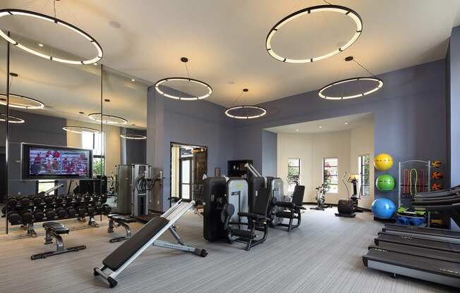 Enjoy your workout at our fully equipped fitness center at Windsor at Delray Beach, Delray Beach, FL