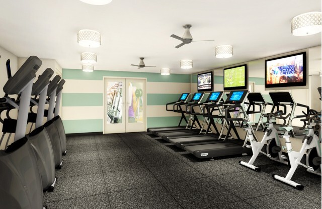 Updated Fitness Center | Apartments in Mount Prospect Illinois | The Element