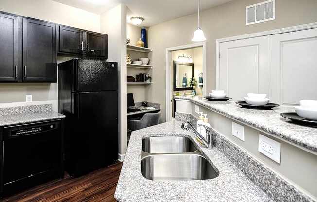 Kitchen at Aventine Wilderness Hills in Lincoln, NE