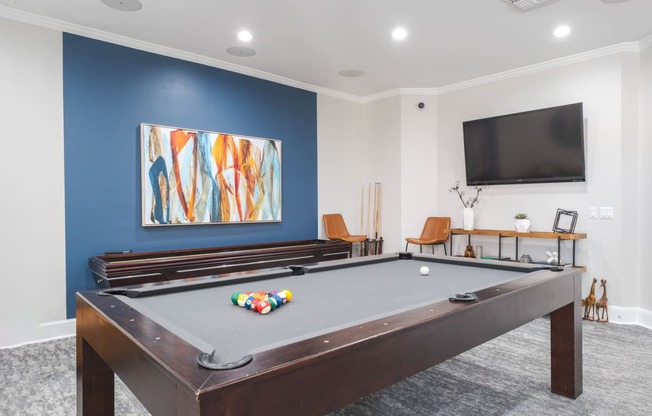 The Landings at Boot Ranch | Palm Harbor FL | Billiards Room with Shuffleboard