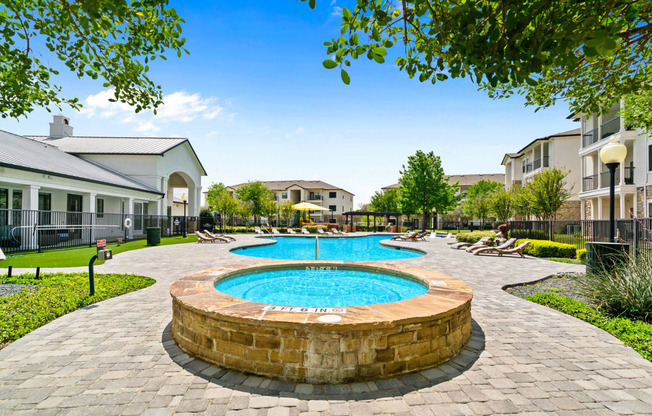 take a dip in our resort style pool