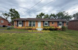 Nashville - 3 Bedroom, 1.5 Baths, Hermitage Area
