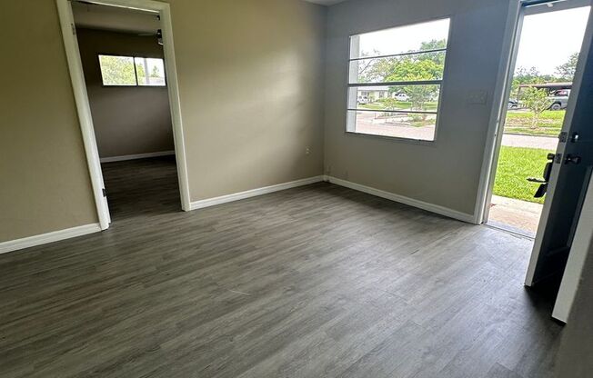 3 bedroom home with fenced yard