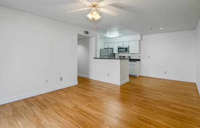 Living Room with Hard Surface Flooring