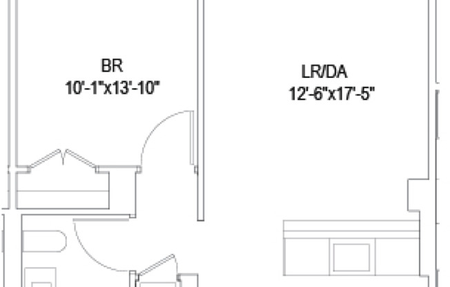 1 bed, 1 bath, 635 sqft, $5,225, Unit W326