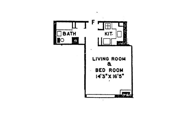 Studio, 1 bath, $3,109, Unit 3F