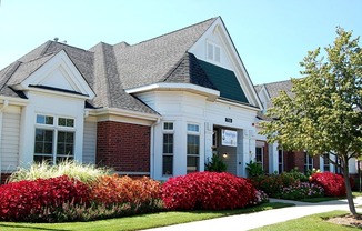 Clubhouse Exterior at Bristol Station, Naperville, IL, 60563