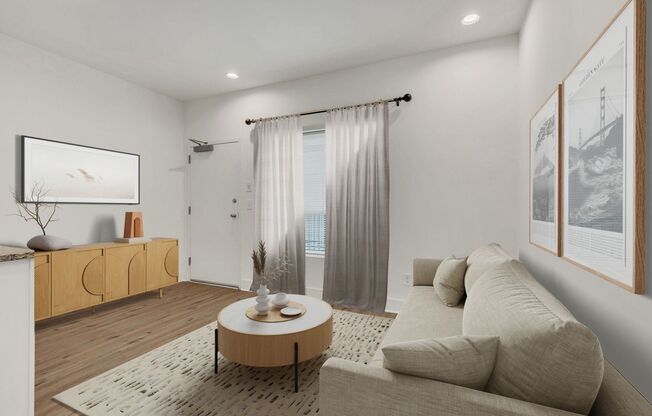 1 Bed 1 Bath Condo Minutes to Downtown w/ Water, W/D & Dedicated Parking $1150