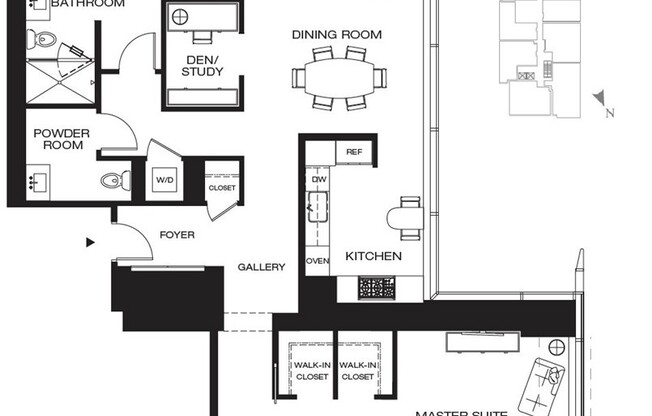 2 beds, 2.3 baths, 1,920 sqft, $9,300, Unit 32B