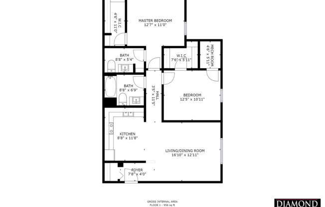 2 beds, 1.5 baths, 1,016 sqft, $1,195, Unit 114-102