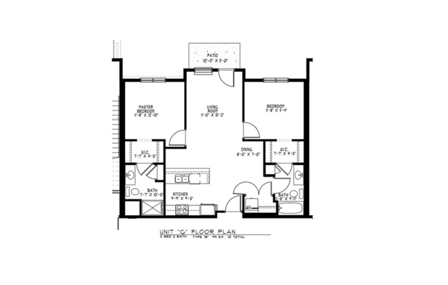 2 beds, 2 baths, 991 sqft, $1,915, Unit 127