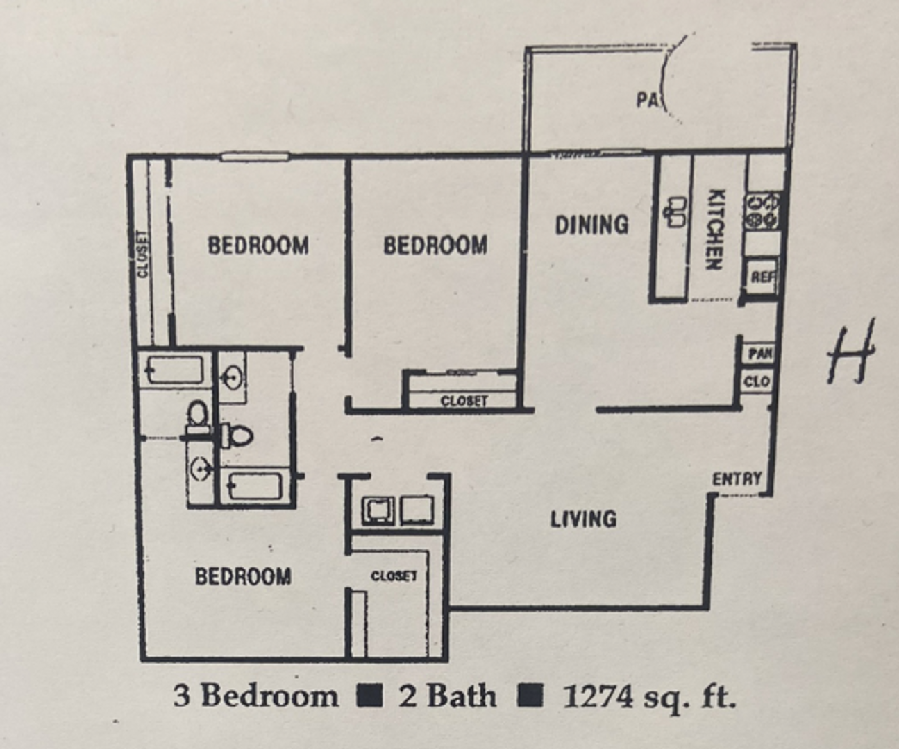 3b 2b Spacious Rooms With walk in closets