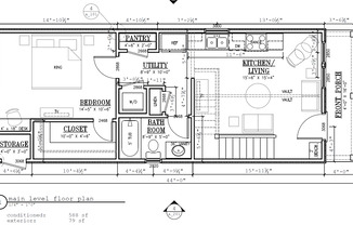 1 bed, 1 bath, 925 sqft, $1,575, Unit 3