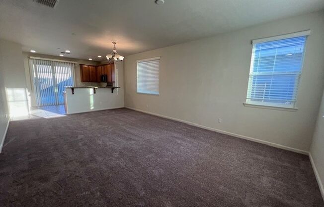 Freshly painted home with new carpet.