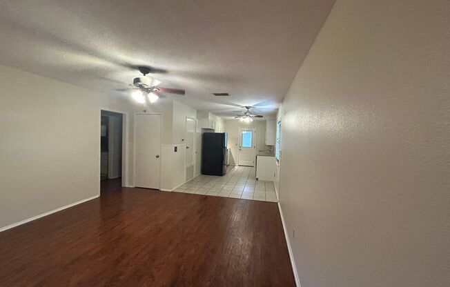 Fridge Included / Washer & Dryer Connections / Covered Back Patio / Fenced in Yard / NBISD