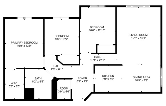 3 beds, 1 bath, 1,025 sqft, $900, Unit 3120-101