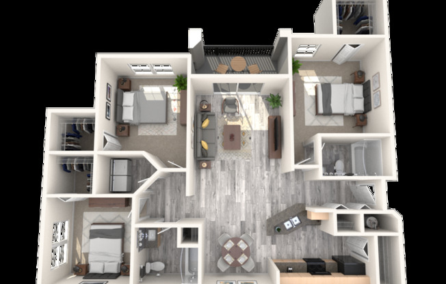 3 beds, 2 baths, 1,306 sqft, $2,191