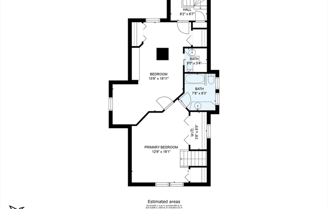 3 beds, 2.5 baths, 1,548 sqft, $3,700, Unit 2