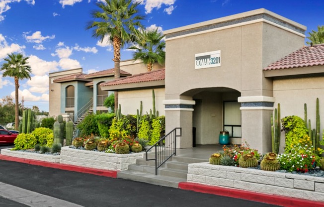 Domain 3201 Clubhouse Exterior and Entrance