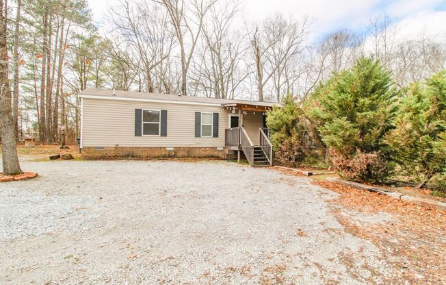 Nice home on a wooded lot!