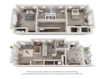 3 beds, 3 baths, 1,695 sqft, $2,745