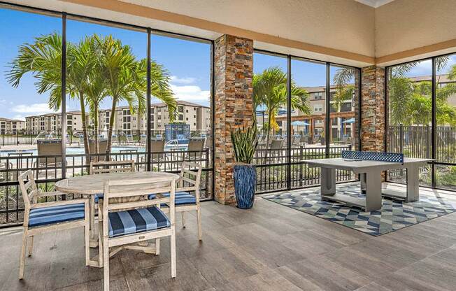 Ping Pong Table at The Oasis at Cypress Woods, Florida