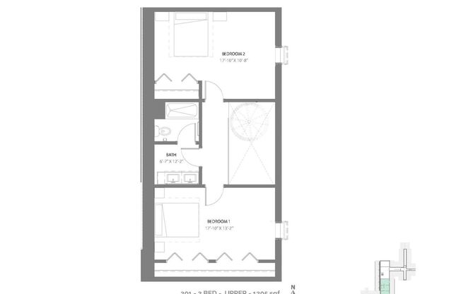 2 beds, 2 baths, 1,231 sqft, $2,199, Unit 3225-201A