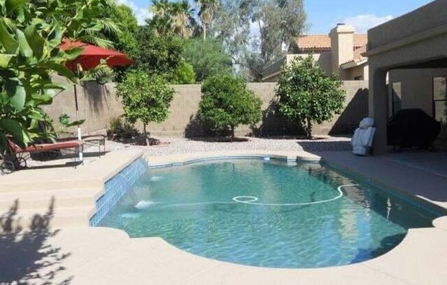 Nice Single level 4-bedroom home with a pool