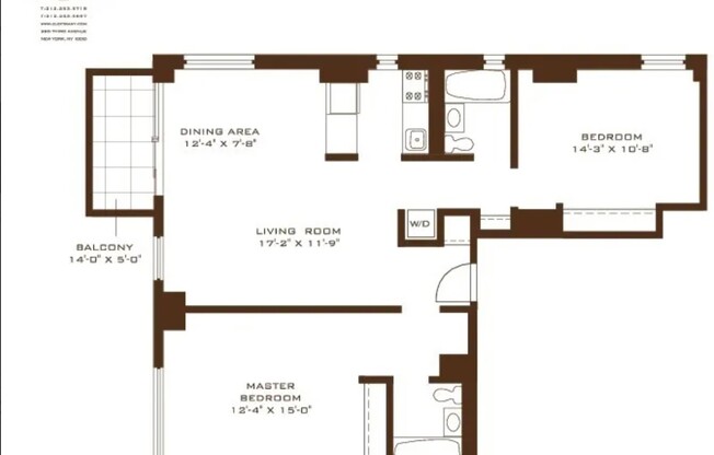 2 beds, 2 baths, $10,400, Unit 28C